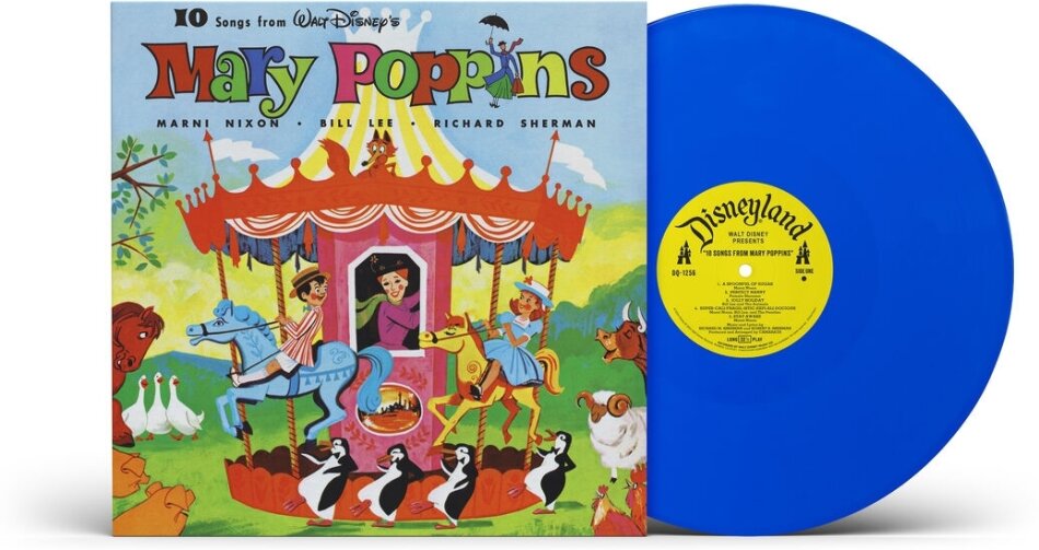 10 Songs from Mary Poppins - OST Walt Disney Records, 60th Anniversary Edition, Limited Edition, Blue Vinyl, LP