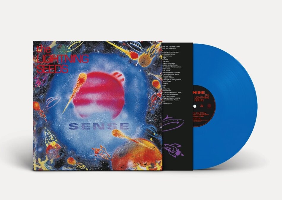 Lightning Seeds - Sense 2024 Reissue, Sony UK, Blue Vinyl, LP