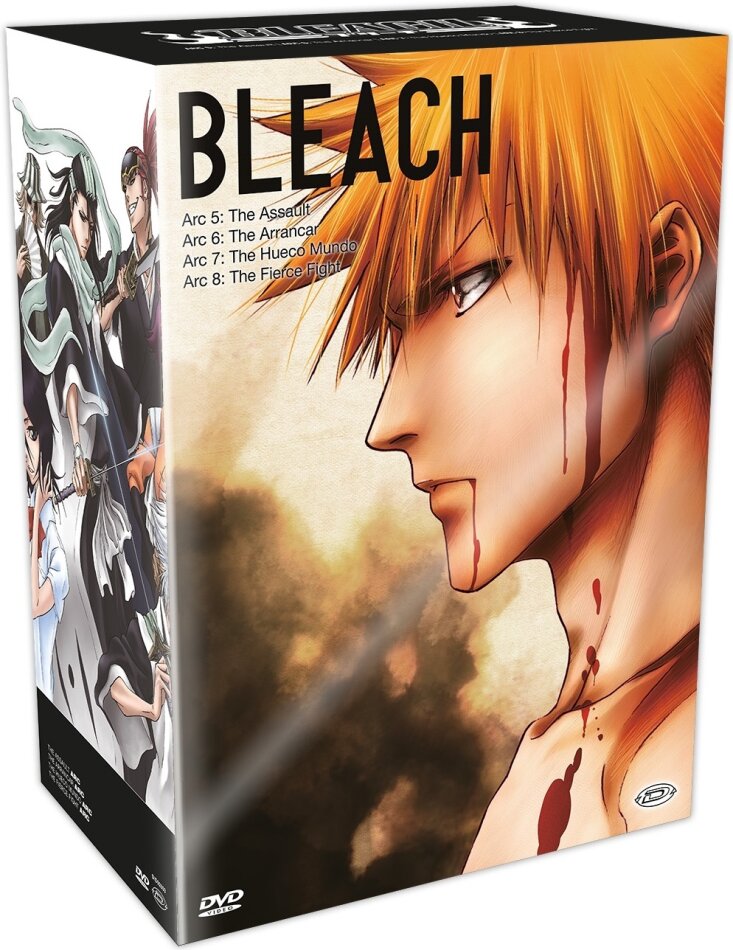 Bleach - Box 2 - Arc 5-8: The Assault / The Arrancar / The Hueco Mundo / The Fierce Fight 11 DVD
