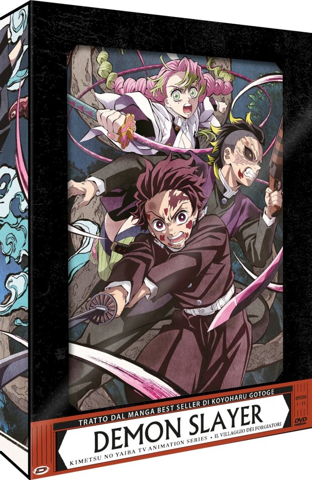 Demon Slayer - Box 5: Stagione 3 - Il villaggio dei forgiatori (Eps. 01-11) Edizione Limitata, 3 DVD
