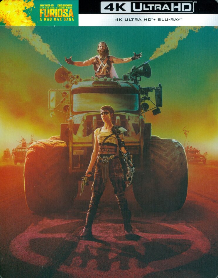 Furiosa: A Mad Max Saga (2024) Cover 2, Edizione Limitata, Steelbook, 4K Ultra HD + Blu-ray