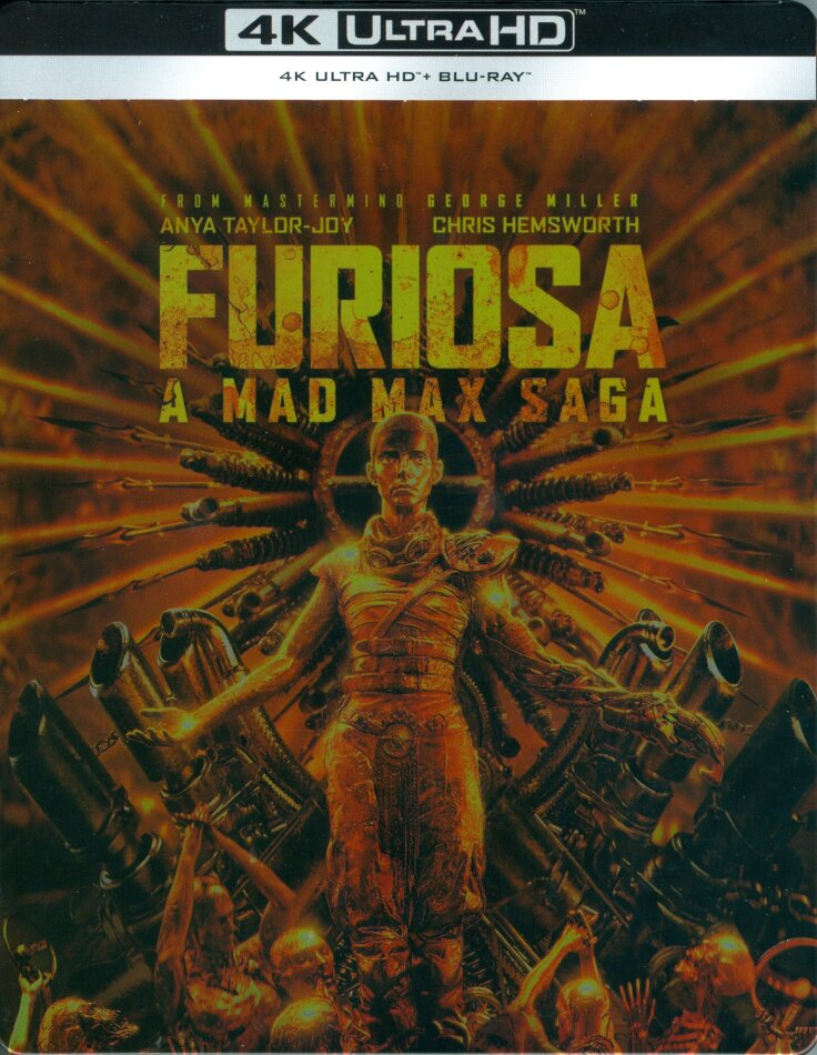 Furiosa: A Mad Max Saga (2024) Cover 3, Limited Edition, Steelbook, 4K Ultra HD + Blu-ray
