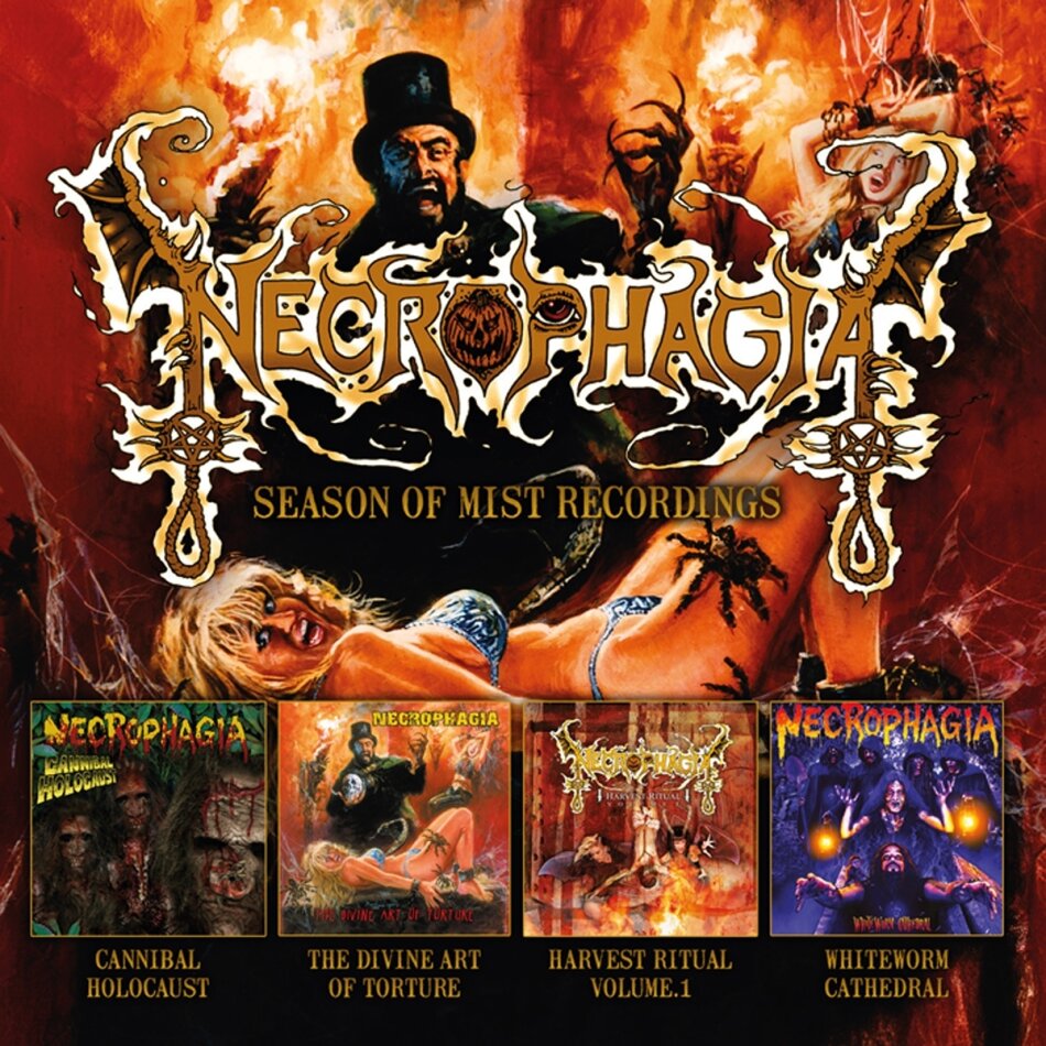 Necrophagia - Season Of Mist Recordings 4 CDs