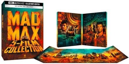 Mad Max 1-5 - 5-Film Collection 6 4K Ultra HDs + 2 Blu-rays