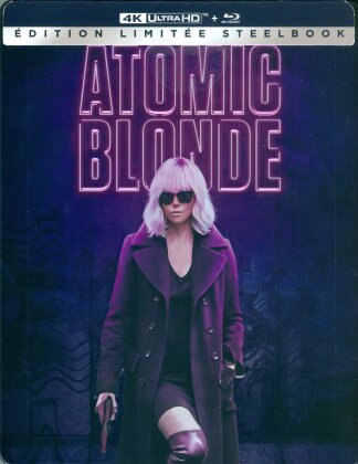 Atomic Blonde (2017) (&Eacute;dition Limit&eacute;e, Steelbook, 4K Ultra HD + Blu-ray)
