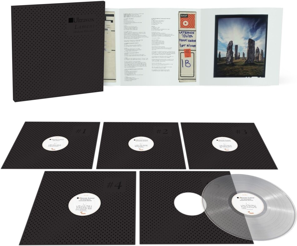 Ultravox - Lament 2024 Reissue, Chrysalis, 40th Anniversary Edition, Clear Vinyl, 5 LPs