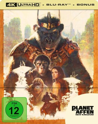 Planet der Affen: New Kingdom (2024) (Limited Edition, Steelbook, 4K Ultra HD + Blu-ray)