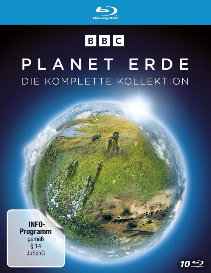Planet Erde 1-3 - Die komplette Kollektion BBC, 10 Blu-ray