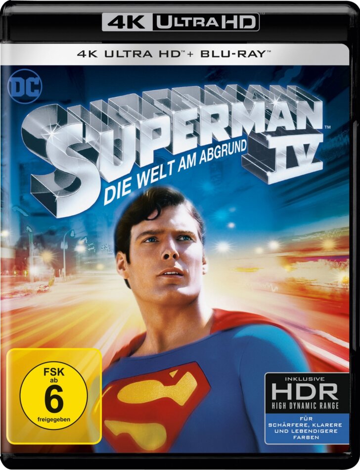 Superman 4 - Die Welt am Abgrund (1987) 4K Ultra HD + Blu-ray