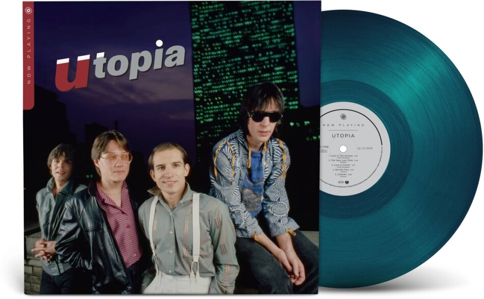 Utopia - Now Playing Rhino, Sea Blue Vinyl, LP