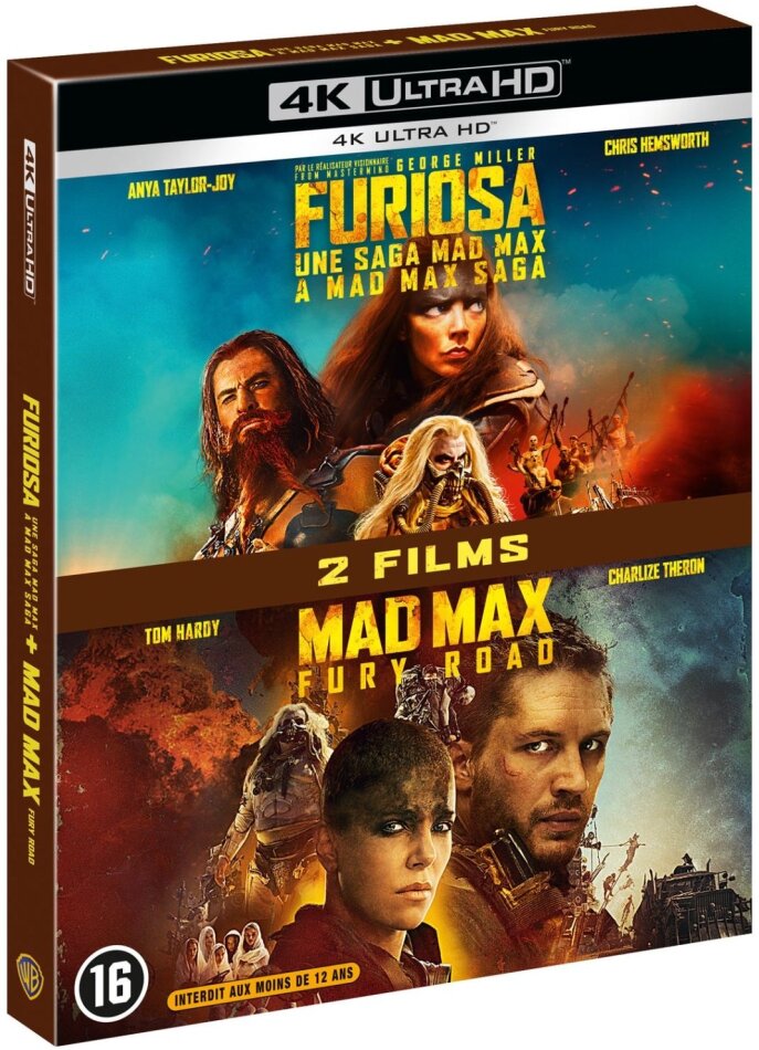 Furiosa: Une Saga Mad Max - A Mad Max Saga (2024) / Mad Max: Fury Road (2015) - 2 Films 2 4K Ultra HDs