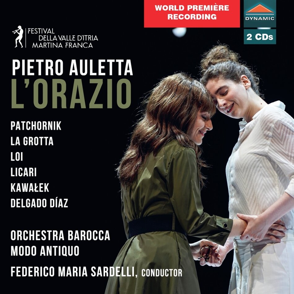 Patchornik, Pietro Auletta (1698-1771), Federico Maria Sardelli (*1963) & Orchestra Barocca Modo Antiquo - Lorazio 2 CDs