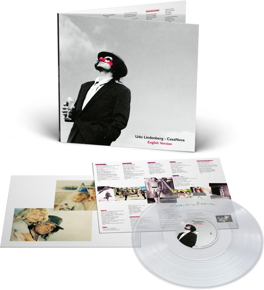 Udo Lindenberg - Casanova English Version, Gatefold, Clear Vinyl, LP
