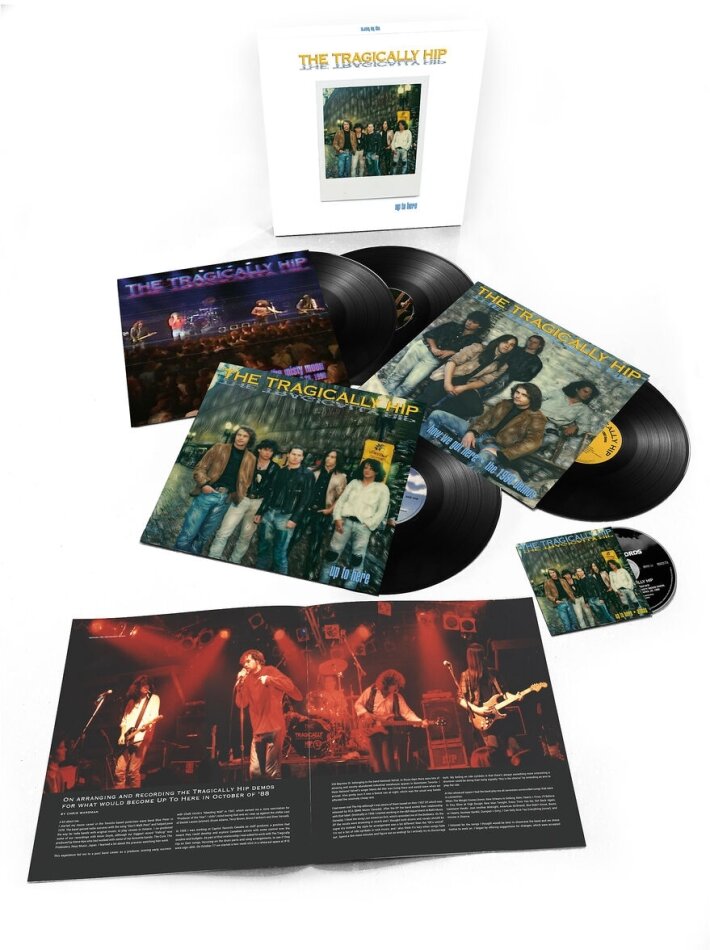 The Tragically Hip - Up To Here 2024 Reissue, Édition Deluxe, Édition Limitée, 4 LP + Blu-ray