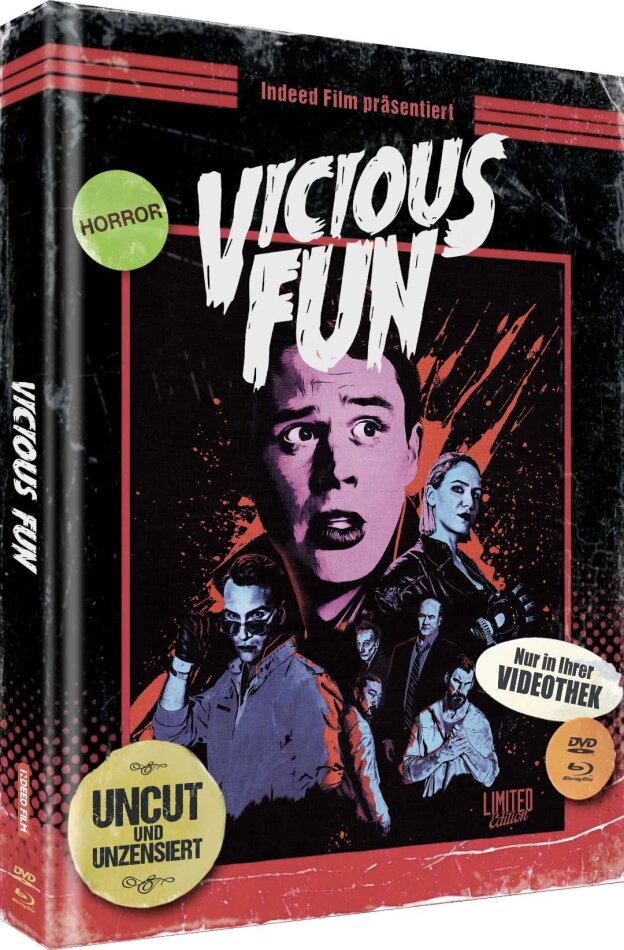 Vicious Fun (2020) Cover D, Limited Edition, Mediabook, Uncut, Blu-ray + DVD