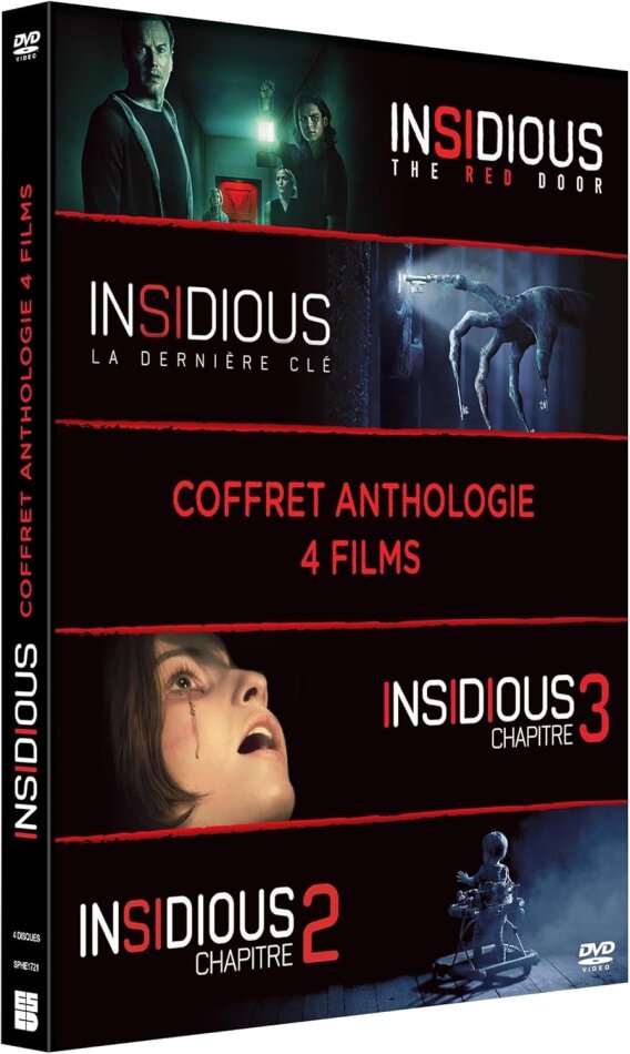 Insidious 2-5 - Coffret Anthologie 4 Films 4 DVDs