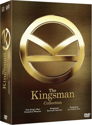 The Kingsman Collection - The King&rsquo;s Man: Premi&egrave;re Mission (2021) / Kingsman: Services Secrets (2014) / Kingsman 2: Le Cercle d&rsquo;or (2017) (Box, 3 DVDs)