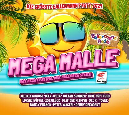 Mega Malle - Die Gr&ouml;sste Ballermann Party 2024 (2 CDs)