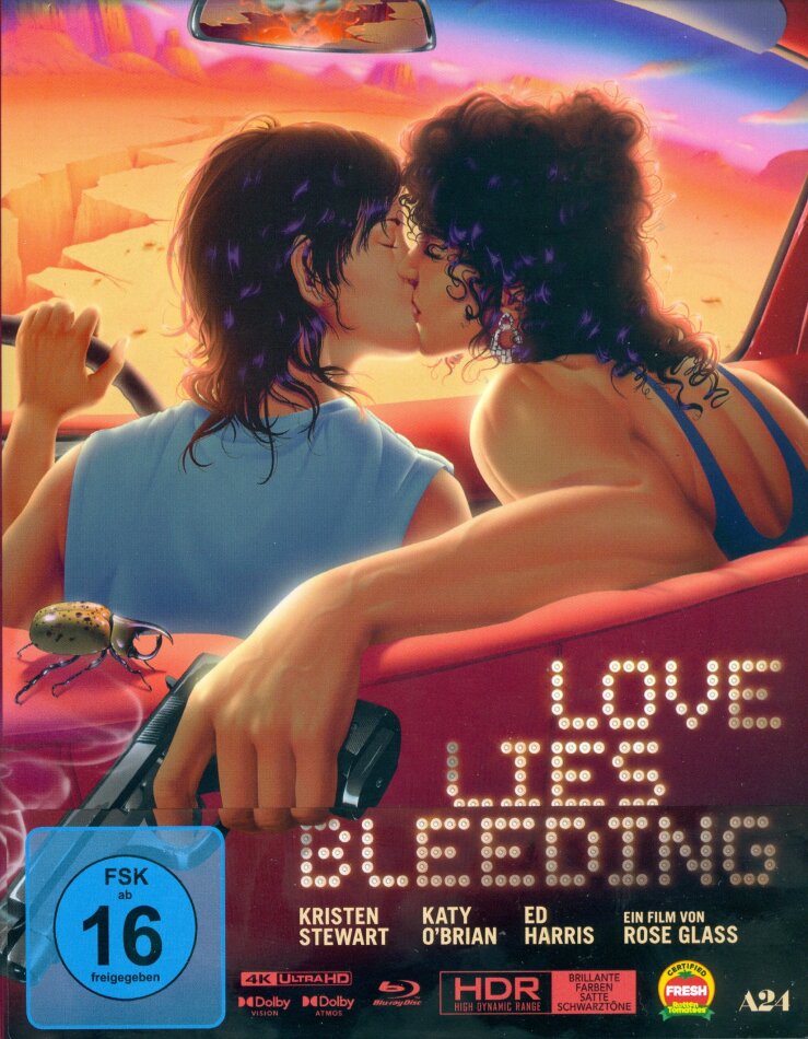 Love Lies Bleeding (2024) Cover A, Limited Edition, Mediabook, 4K Ultra HD + Blu-ray