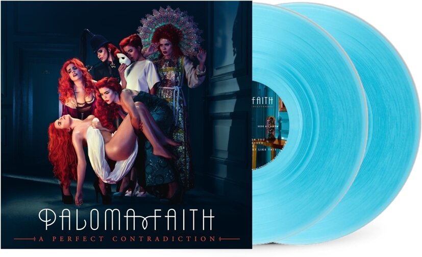 Paloma Faith - A Perfect Contradiction 2024 Reissue, Sony, Curacao Blue Vinyl, 2 LPs