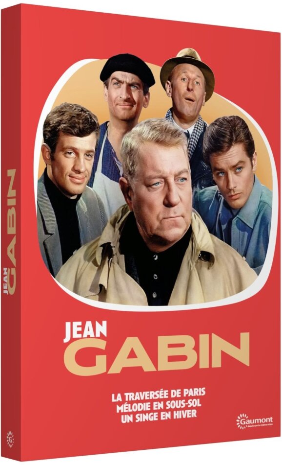 Jean Gabin - La traversée de Paris / Mélodie en sous-sol / Un singe en hiver 3 DVD
