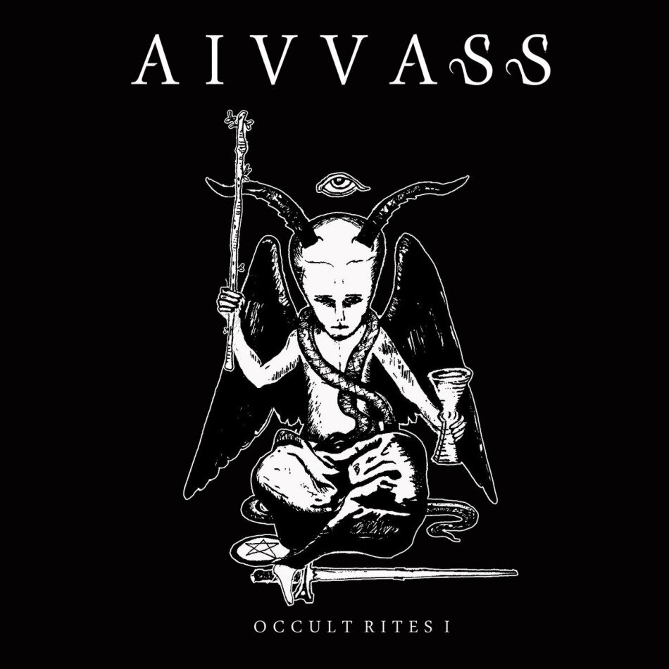 Aivvass - Occult Rites I Clear W/ Black Splatter Vinyl, LP