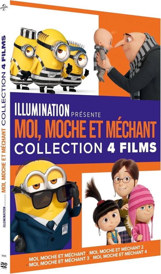 Moi, moche et méchant 1-4 - Collection 4 Films 4 DVD