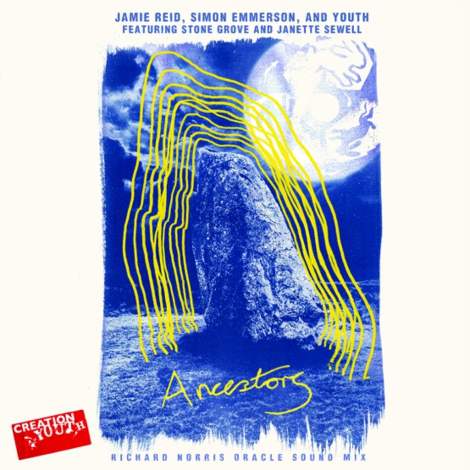 Youth, Simon Emmerson & Jamie Reid - Ancestors + Poster, Limited Edition, Yellow Vinyl, 12" Maxi