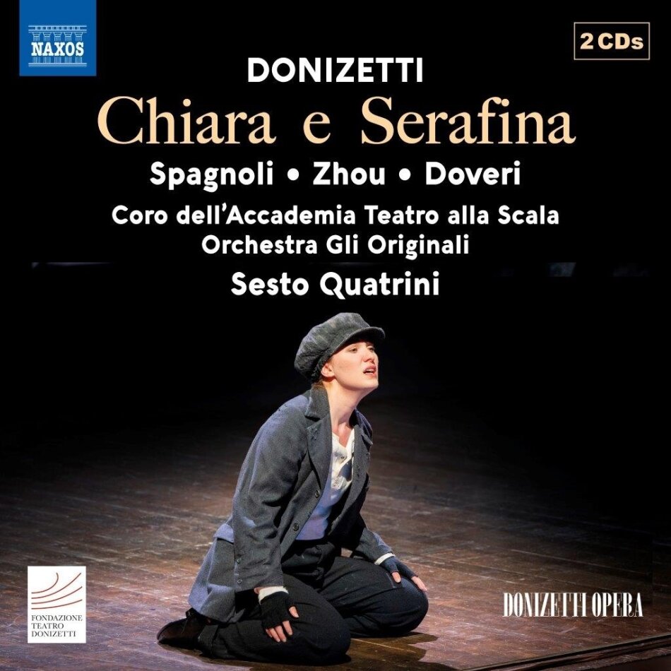 Spagnoli, Moncada, Gaetano Donizetti (1797-1848), Sesto Quatrini & Orchestra Gli Originali - Chiara E Serafina 2 CD