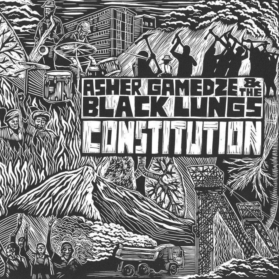 Asher Gamedze & The Black Lungs - Constitution 2 LPs