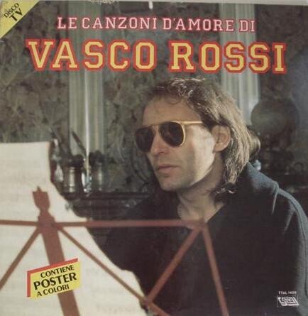 Vasco Rossi - Le Canzoni D'amore Di Vasco Rossi 2024 Reissue, Black/Yellow Vinyl, LP