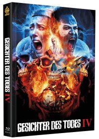 Gesichter des Todes 4 (1990) Cover A, Wattiert, Limited Edition, Mediabook, Blu-ray + DVD