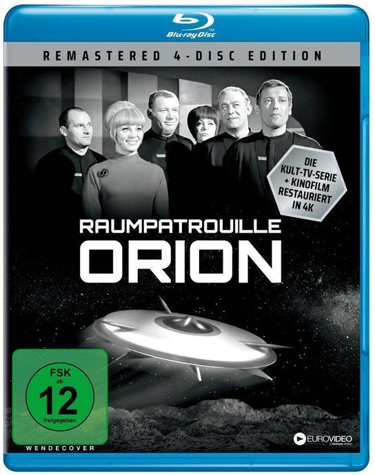 Raumpatrouille Orion Remastered, Restored, 4 Blu-rays