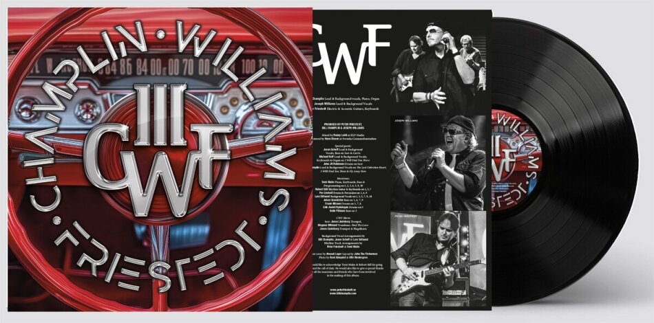 Champlin - Williams - Friestedt, Bill Champlin (Ex-Chicago), Joseph Williams (Toto) & Peter Friestedt - CWF III LP
