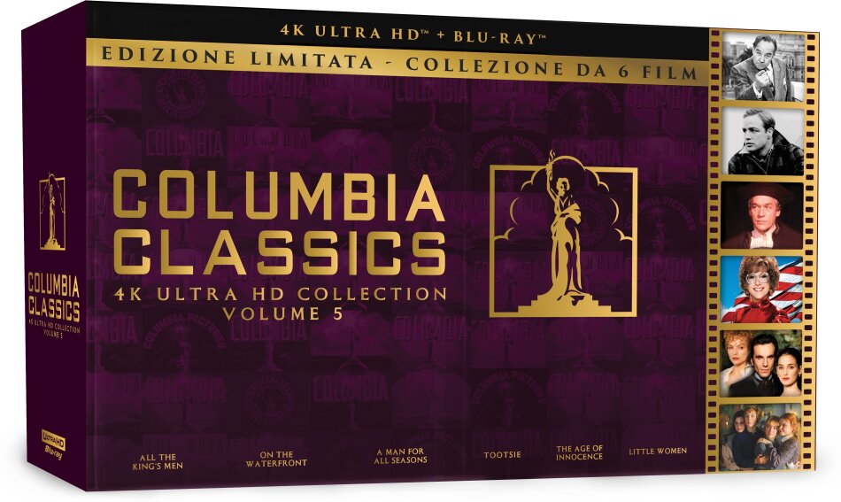 Columbia Classics Collection Vol. 5 - 6-Film Collection Limited Edition, 9 4K Ultra HDs + 6 Blu-rays