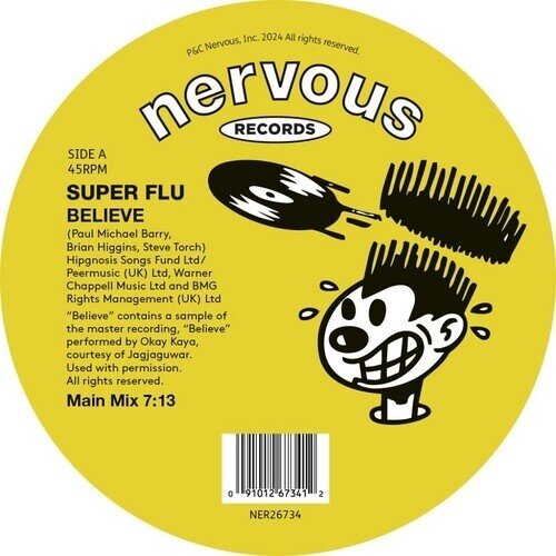 Super Flu - Believe 12" Maxi