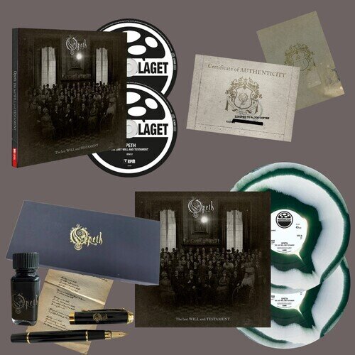 Opeth - The Last Will And Testament Boxset, 45rpm, Limited Edition, White & Dark Green Corona Vinyl, 2 LPs + CD + Blu-ray