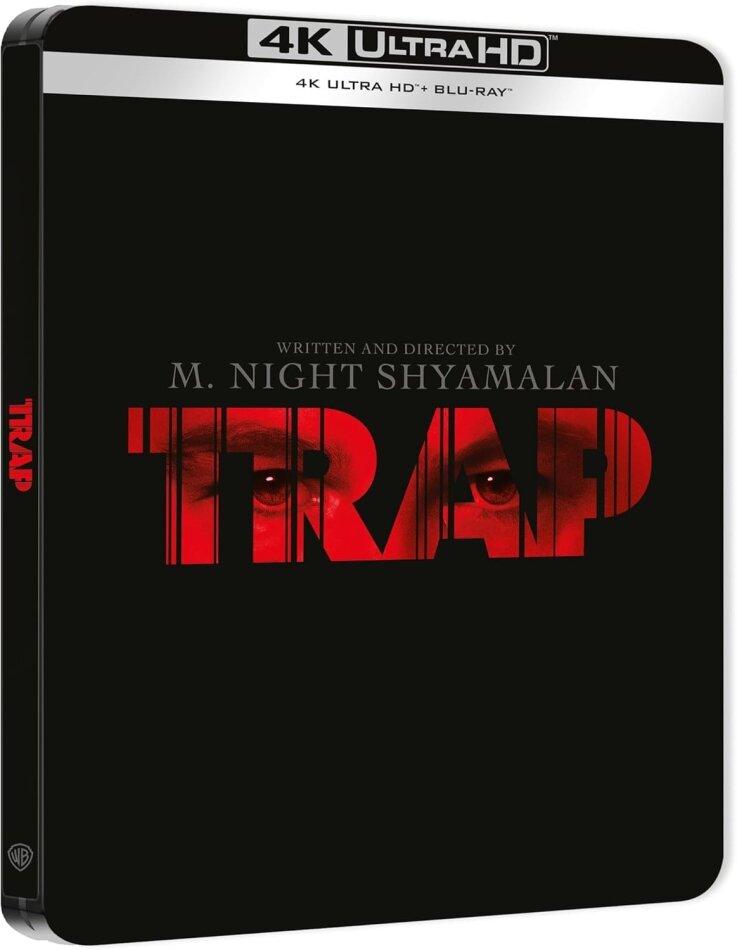 Trap (2024) Édition Limitée, Steelbook, 4K Ultra HD + Blu-ray