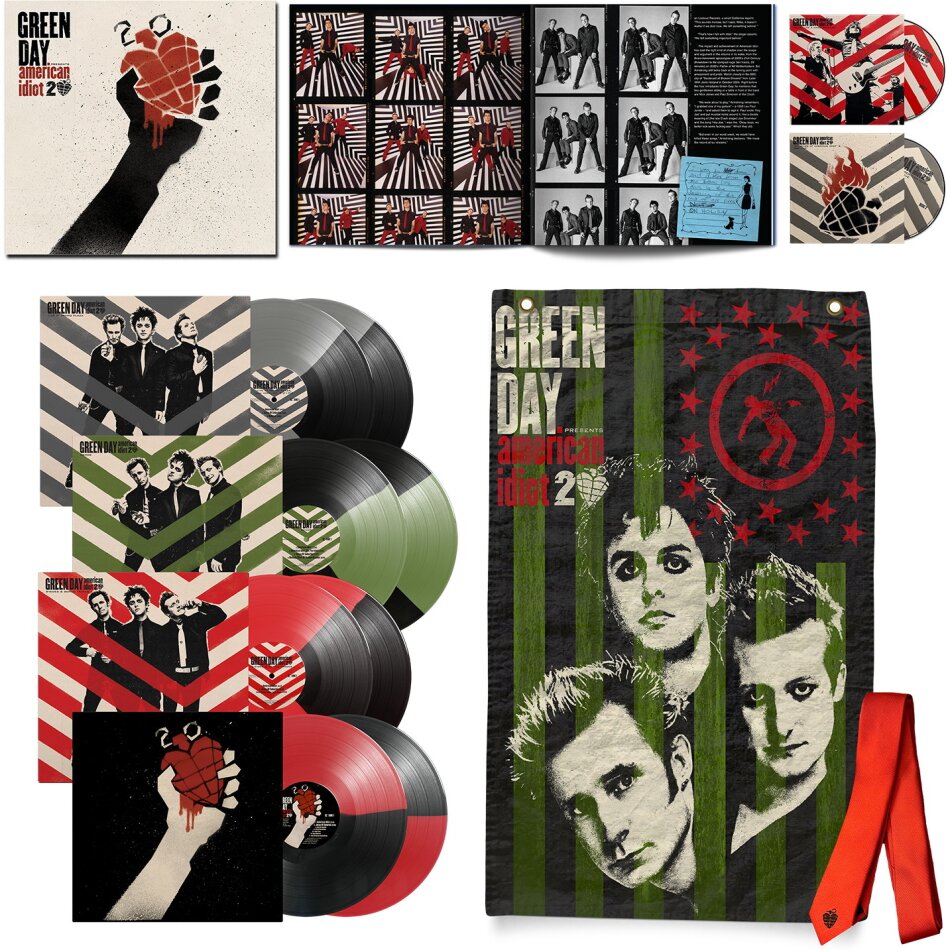 Green Day - American Idiot 2024 Reissue, 8 LP + 2 Blu-ray
