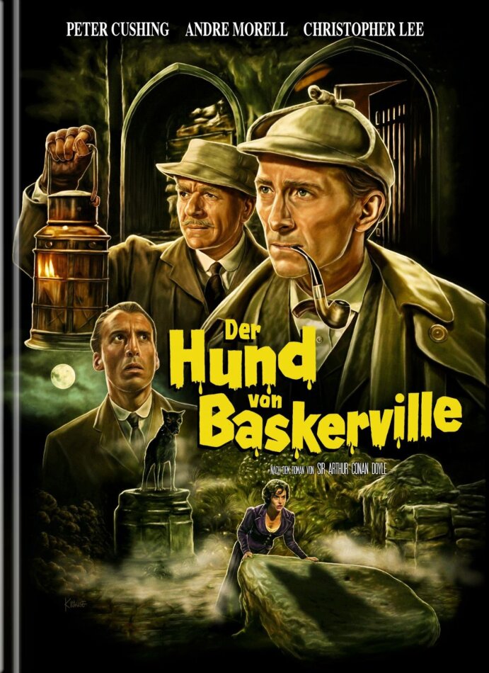 Der Hund von Baskerville (1959) Cover C, Limited Edition, Mediabook, Remastered, Blu-ray + DVD