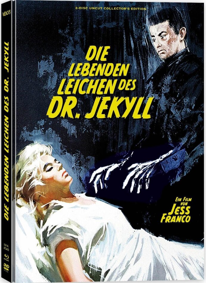 Die lebenden Leichen des Dr. Jekyll (1964) Cover A, Collector's Edition Limitata, Mediabook, Uncut, Blu-ray + DVD