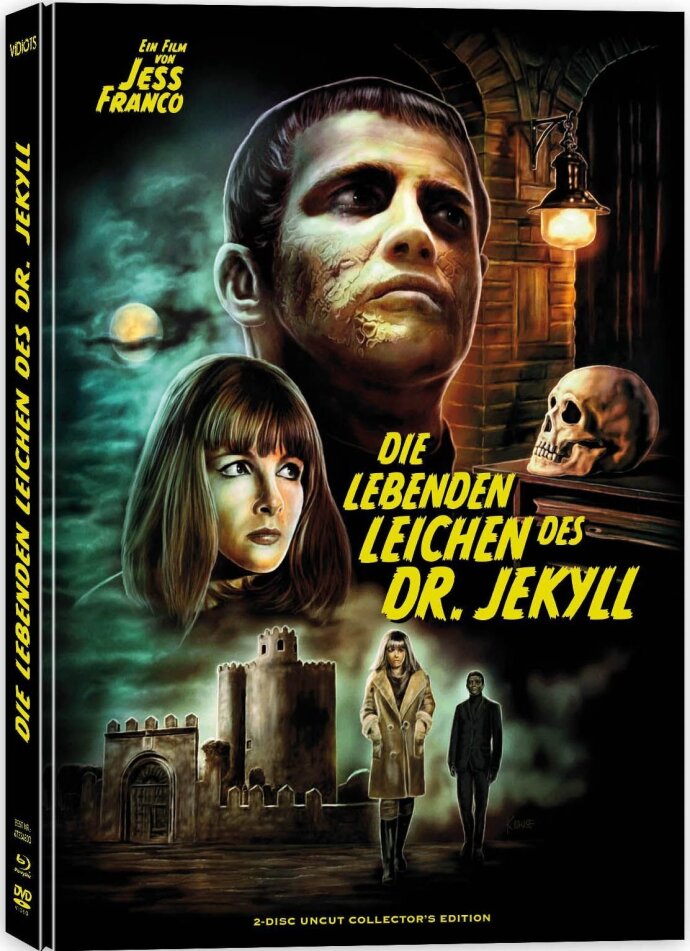 Die lebenden Leichen des Dr. Jekyll (1964) Cover B, Collector's Edition Limitata, Mediabook, Uncut, Blu-ray + DVD
