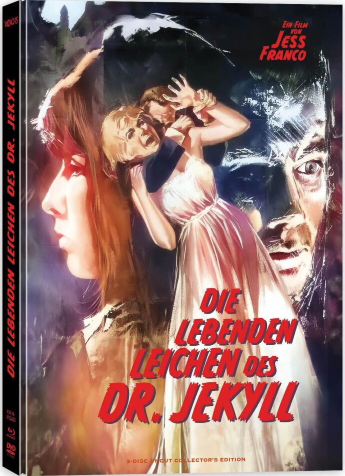 Die lebenden Leichen des Dr. Jekyll (1964) Cover C, Collector's Edition Limitata, Mediabook, Uncut, Blu-ray + DVD