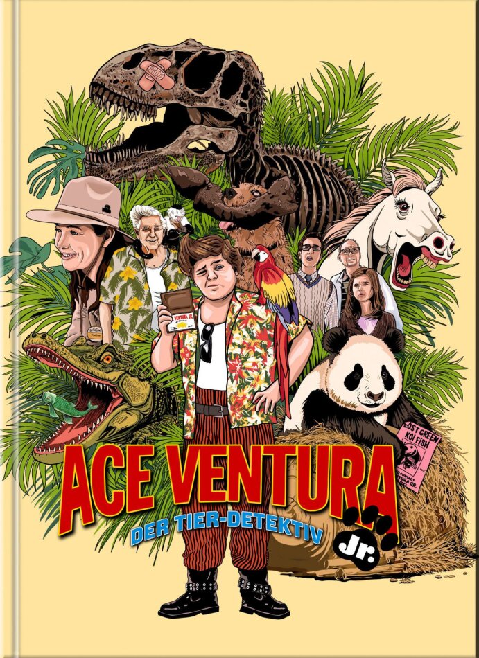 Ace Ventura Jr. - Der Tier-Detektiv (2009) Cover B, Édition Limitée, Mediabook, Blu-ray + DVD