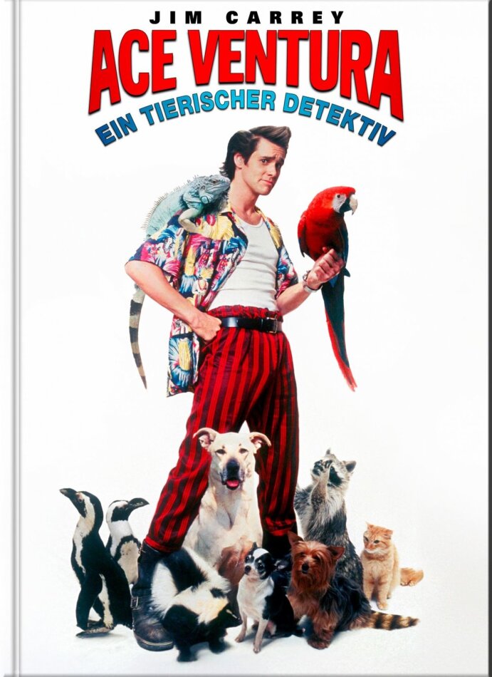 Ace Ventura - Ein tierischer Detektiv (1994) Cover D, Limited Edition, Mediabook, 2 Blu-rays