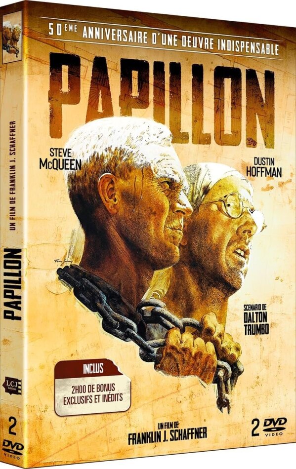 Papillon (1973) Édition 50ème Anniversaire, 2 DVD