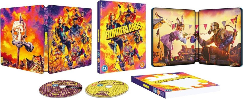 Borderlands (2024) Limited Edition, Steelbook, 4K Ultra HD + Blu-ray