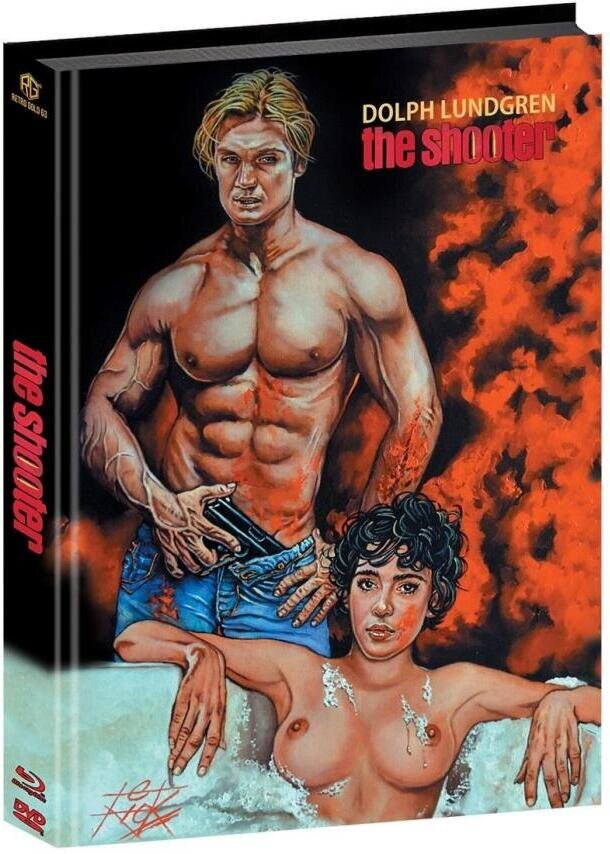 The Shooter (1995) Wattiert, Cover A, Limited Edition, Mediabook, Uncut, Blu-ray + DVD