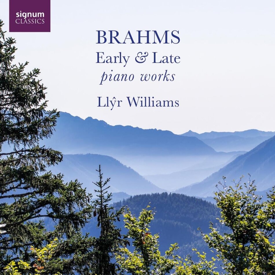 Llyr Williams & Johannes Brahms (1833-1897) - Early & Late Piano Works