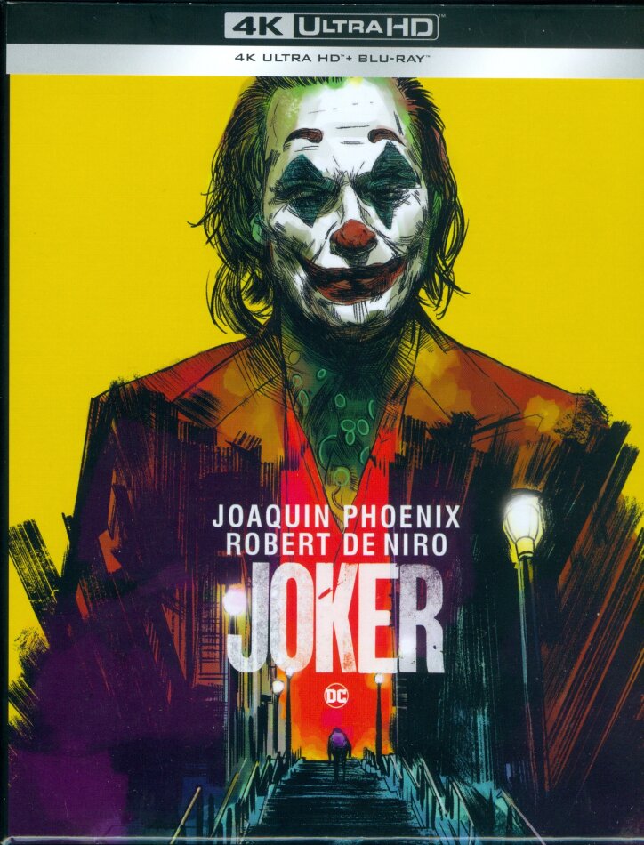 Joker (2019) Étui, Édition Collector Limitée, Steelbook, 4K Ultra HD + Blu-ray